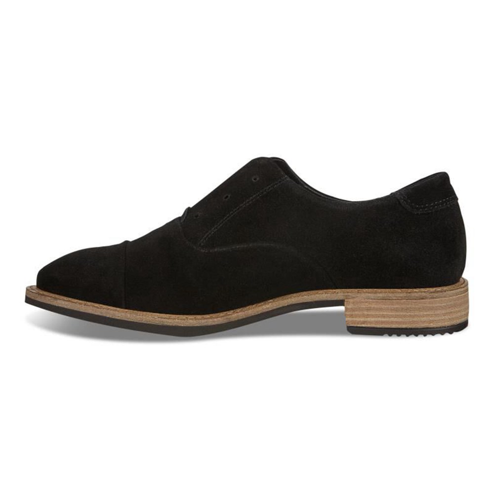 Zapatos De Vestir Mujer - ECCO Sartorelle 25 Tailored Suedes - Negros - YMG039285